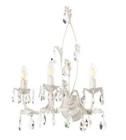 Online Applique 3 luci "teresa" avorio-oro, e14 Illuminazione Per Interno