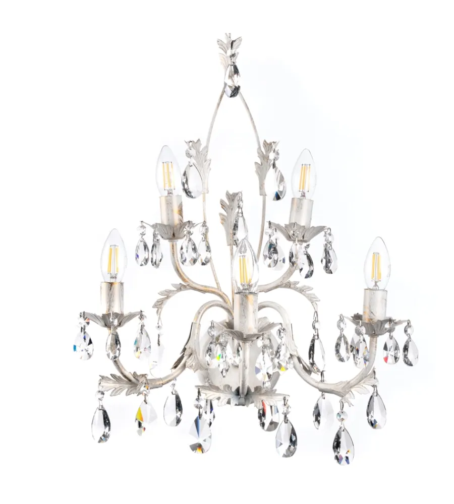 Illuminazione Per Interno-Onli Applique 5 luci "teresa" avorio, e14