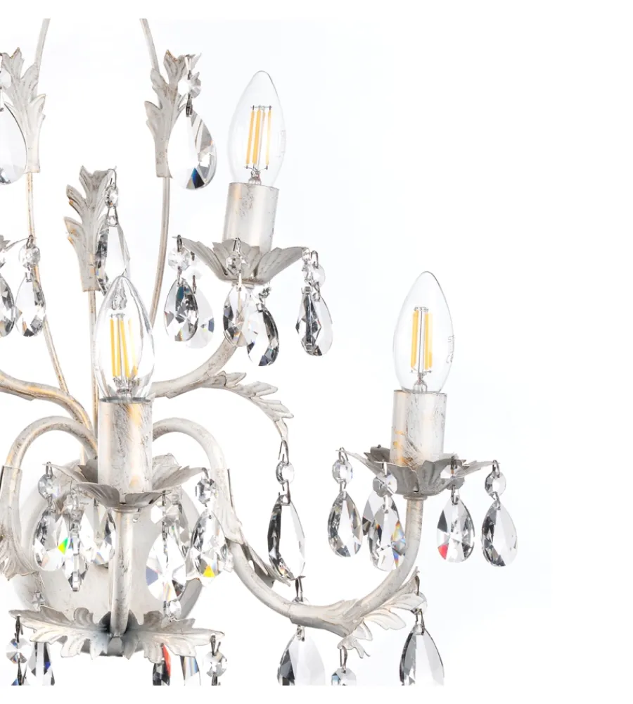 Illuminazione Per Interno-Onli Applique 5 luci "teresa" avorio, e14