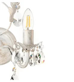 Clearance Applique 2 luci "teresa" avorio, e14 Illuminazione Per Interno