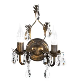 Best Applique 2 luci "teresa" bronzo, e14 Illuminazione Per Interno