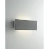 Hot Applique a led biemissione "parker" in cemento grigio, 512lm Illuminazione Per Esterno