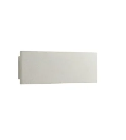 Illuminazione Per Esterno|Applique a led biemissione "parker" in cemento bianco, 400lm