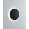 Illuminazione Per Esterno- Applique "amon" led nero 4000k 360lm, ø13 cm