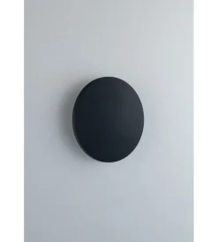 Illuminazione Per Esterno- Applique "amon" led nero 4000k 360lm, ø13 cm