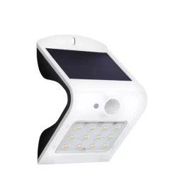 Illuminazione Per Esterno|Applique arcadia 1.5 bianco - applique con pannello solare - 1.5 w 220 l