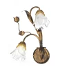 Onli Illuminazione Per Interno|Applique "arianna" 2 luci in bronzo, e14