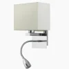 Illuminazione Per Interno-Onli Applique "bed" led in metallo e tessuto, e14