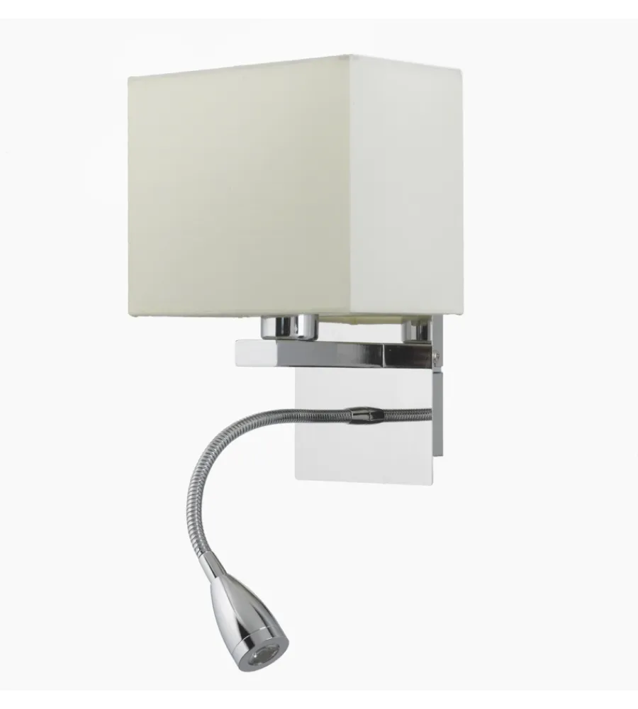 Illuminazione Per Interno-Onli Applique "bed" led in metallo e tessuto, e14