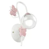 Illuminazione Per Interno-Onli Applique "butterfly" bianca e rosa, e14