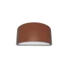 Illuminazione Per Esterno|Applique chiusa in alluminio per esterno - colore corten.