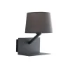 Illuminazione Per Interno- Applique "ciak" metallo grigio con attacco usb, 40w