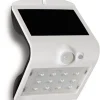 Illuminazione Per Esterno|Applique da esterno solare crepuscolare con sensore di movimento colore bianco, 1,5 w 4000 k