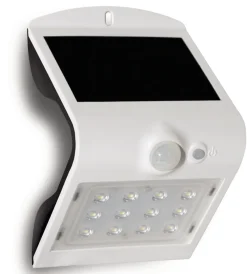 Illuminazione Per Esterno|Applique da esterno solare crepuscolare con sensore di movimento colore bianco, 1,5 w 4000 k