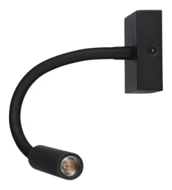Online Applique da hotel regolabile nera 3w, 3000k Illuminazione Per Interno