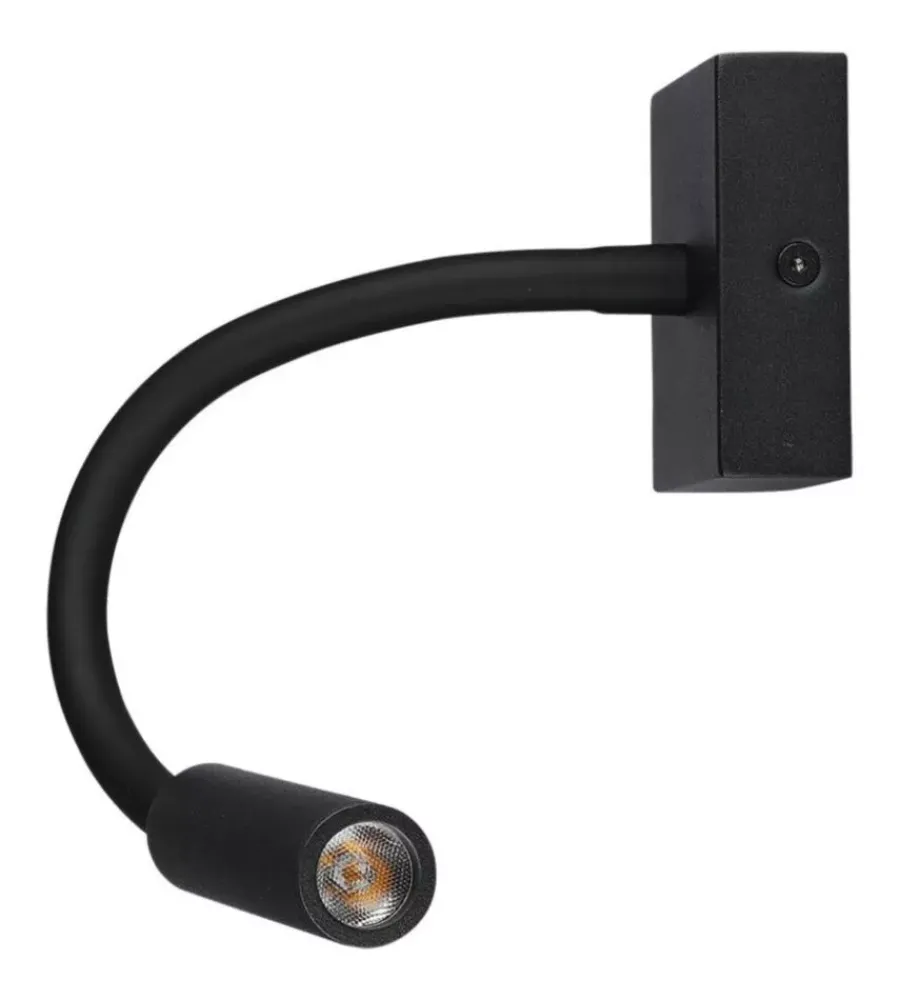 Online Applique da hotel regolabile nera 3w, 3000k Illuminazione Per Interno