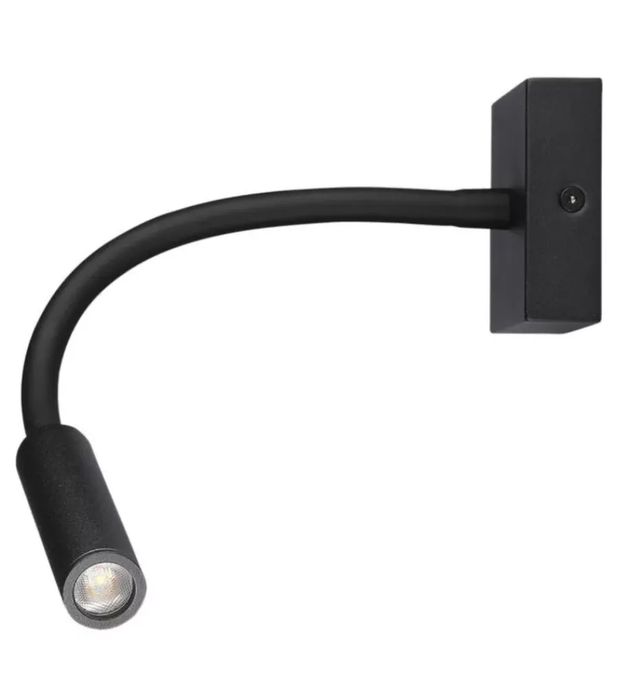 Online Applique da hotel regolabile nera 3w, 3000k Illuminazione Per Interno