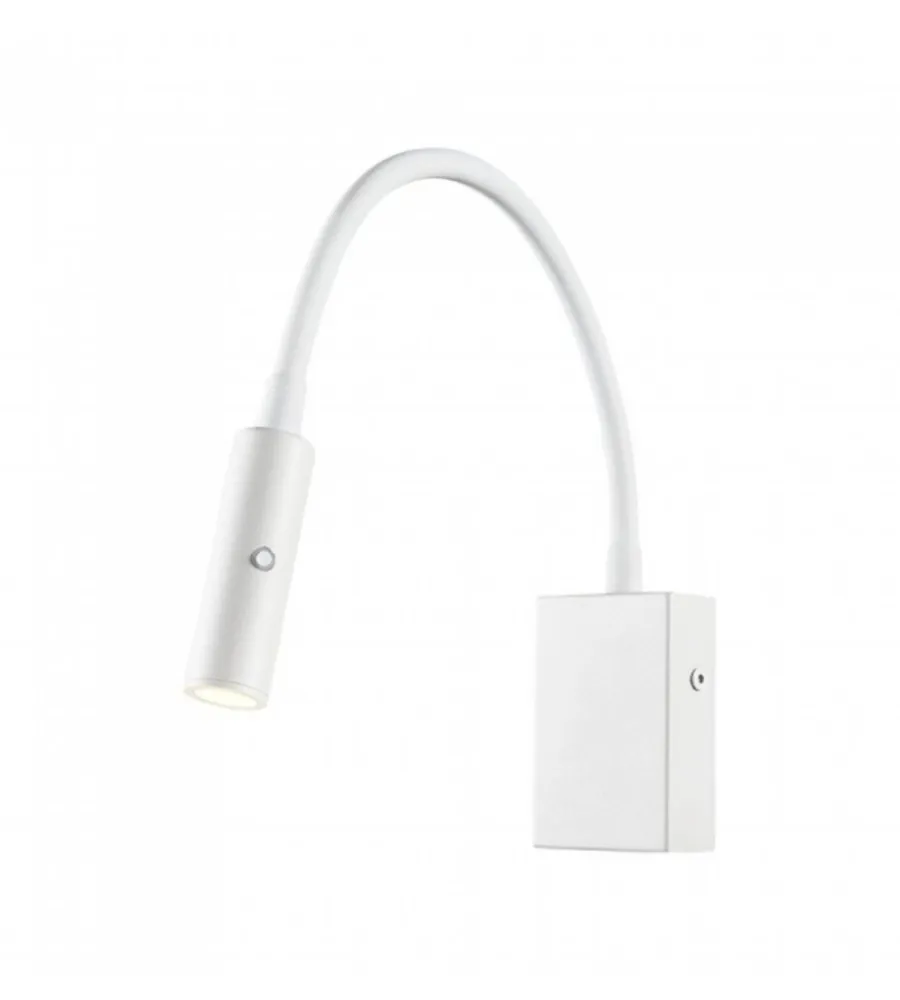 Illuminazione Per Interno- Applique da hotel regolabile bianca 3w, 3000k