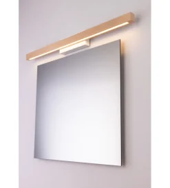 Onli Illuminazione Per Interno|Applique da muro "dora" metallo e legno led 40x5,6x8 cm