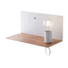 Illuminazione Per Interno- Applique "flash" bianca con attacco usb, 40w