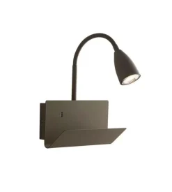 Sale Applique "gulp" metallo marrone con attacco usb, 8w Illuminazione Per Interno