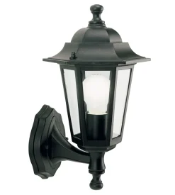 Illuminazione Per Esterno- Applique "kayak " nera verso l'alto, e27