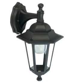 Illuminazione Per Esterno- Applique "kayak " nera verso il basso, e27