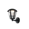 Outlet Applique led "cloe up" nero goffrato 12w 800lm, 17x23x19,3 cm Illuminazione Per Esterno