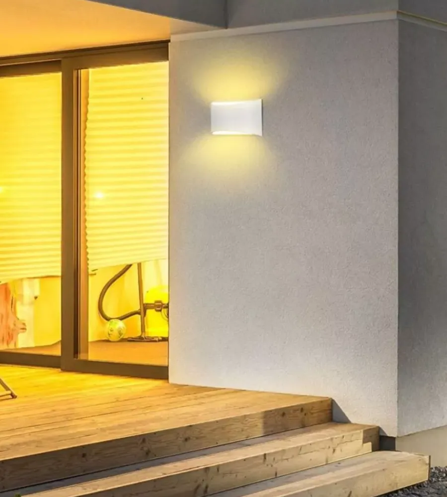 Illuminazione Per Esterno|Applique led da esterno a doppio fascio luminoso vtac "bridgelux" bianco 4000k