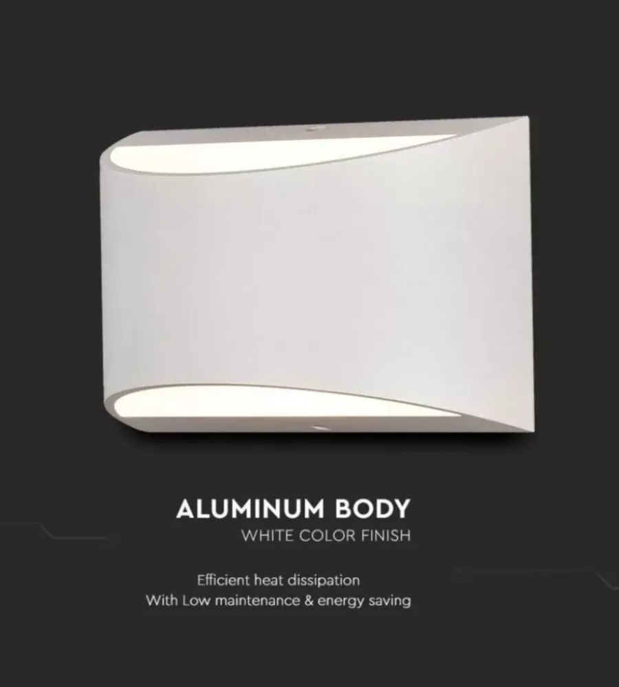Illuminazione Per Esterno|Applique led da esterno a doppio fascio luminoso vtac "bridgelux" bianco 4000k