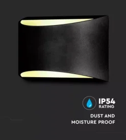 Illuminazione Per Esterno|Applique led da esterno a doppio fascio luminoso vtac