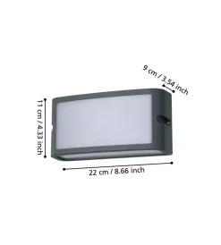 Eglo Illuminazione Per Esterno|Applique led da esterno 
