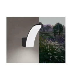 Eglo Illuminazione Per Esterno|Applique led da esterno "fiumicino" nero 3000k