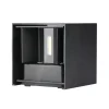 Illuminazione Per Esterno- Applique led da esterno quadrata a doppio fascio luminoso vtac nero 4000k