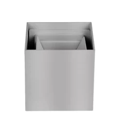 Illuminazione Per Esterno|Applique led da esterno quadrata a doppio fascio luminoso vtac grigio 4000k