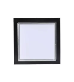 Illuminazione Per Esterno- Applique led da esterno quadrata scoperta vtac nero 4000k 12w