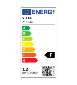 Illuminazione Per Esterno- Applique led da esterno quadrata scoperta vtac nero 4000k 12w