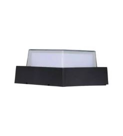 Hot Applique led da esterno quadrata scoperta vtac nero 3000k 7w Illuminazione Per Esterno