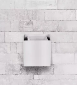 Illuminazione Per Esterno- Applique led da esterno quadrata a doppio fascio luminoso vtac bianco 3000k