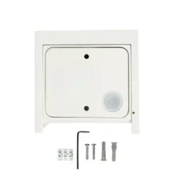 Illuminazione Per Esterno- Applique led da esterno quadrata a doppio fascio luminoso vtac bianco 3000k