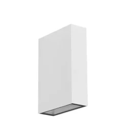Illuminazione Per Esterno- Applique led da esterno rettangolare verticale a doppio fascio luminoso vtac bianco 6500k