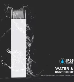 Illuminazione Per Esterno- Applique led da esterno rettangolare verticale a doppio fascio luminoso vtac bianco 6500k