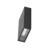 Discount Applique led da esterno rettangolare verticale a doppio fascio luminoso vtac nero 3000k Illuminazione Per Esterno