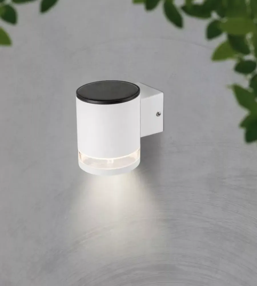 New Applique led da esterno vtac bianco cilindrico 3000k Illuminazione Per Esterno