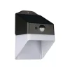 Illuminazione Per Esterno- Applique led da esterno vtac nero con sensore 4000k