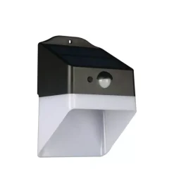 Illuminazione Per Esterno- Applique led da esterno vtac nero con sensore 4000k
