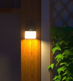 Illuminazione Per Esterno- Applique led da esterno vtac nero con sensore 4000k