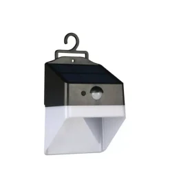 Illuminazione Per Esterno- Applique led da esterno vtac nero con sensore 4000k