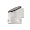 Illuminazione Per Esterno- Applique led da esterno vtac bianco cilidrica obliqua 3000k