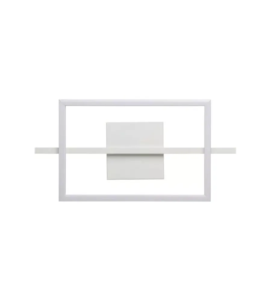 Applique led da interno "amandolo" bianco 17w Illuminazione Per Interno
